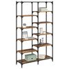 vidaXL Bookshelf Old wood 100 x 32 x 170 cm Engineered wood