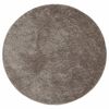 vidaXL Rug ISTAN High Pile Shiny Look Grey &Oslash; 100 cm