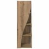 vidaXL Corner Cabinet Artisan Oak 32x32x102cm Engineered Wood