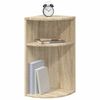 vidaXL End Table Sonoma Oak 29.6 x 29.6 x 60 cm Engineered Wood