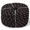 vidaXL Marine Rope Polypropylene 12 mm 250 m Black