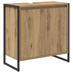 vidaXL Bathroom Cabinet Artisian Oak 60 x 30 x 60 cm Engineered Wood