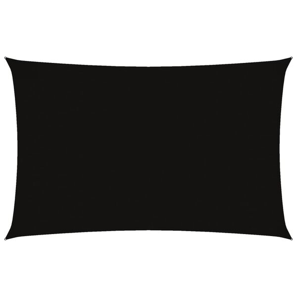 vidaXL Sunshade Sail Oxford Fabric Rectangular 2.5x5 m Black