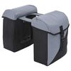 vidaXL Bicycle Bag Grey and Black 31.5 x 15.5 x 40 cm Polyester
