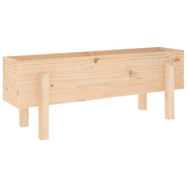 vidaXL Garden Raised Bed 101x30x38 cm Solid Wood Pine