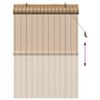 vidaXL Roller Blind with Curtains Manual Nature 100 x 160 cm Bamboo