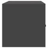 vidaXL Storage Cabinet Black 90 x 40 x 40 cm Cold-Rolled Steel