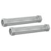 vidaxl Smoker Tube 2 pcs 5 x 5 x 30 cm Stainless Steel 304 Silver
