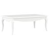 vidaXL Coffee Table White 110x60x40 cm Solid Pine Wood
