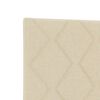 vidaXL Headboard with Headboard Cream 100 cm Faux Leather
