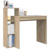 vidaXL Desk with Shelf Sonoma Oak 100 x 40 x 90 cm Engineered Wood