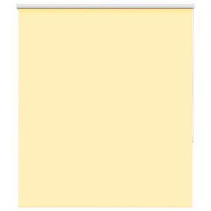 vidaXL Roller Blind Blackout Yellow 125x175 cm Fabric Width 121.6 cm Polyester