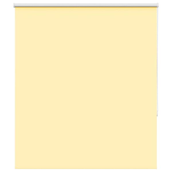 vidaXL Roller Blind Blackout Yellow 125x175 cm Fabric Width 121.6 cm Polyester