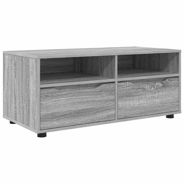 vidaXL TV Cabinet Grey Sonoma 100 x 48 x 43 cm Engineered Wood