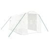 vidaXL Greenhouse with Steel Frame White 8 m&sup2; 4x2x2 m