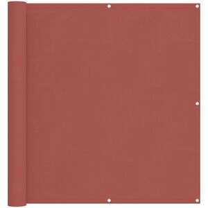 vidaXL Balcony Screen Terracotta 110 x 400 cm Oxford Fabric