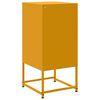 vidaXL Bedside Cabinets 2 pcs Mustard Yellow 36x39x78 cm Steel