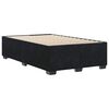 vidaXL Bed Frame without Mattress Black&nbsp;Double Velvet