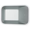 vidaXL Wheelbarrow Tray Replacement Silver 88 x 60 x 32 cm