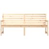 vidaXL Garden Bench 203.5x48x91.5 cm Solid Wood Pine