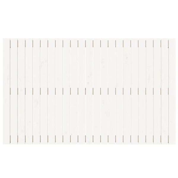 vidaXL Wall Headboard White 147x3x90 cm Solid Wood Pine