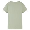Kids' T-shirt with Short Sleeves Light Khaki 128