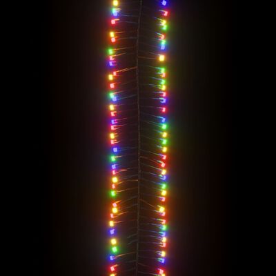 vidaXL LED Cluster String with 400 LEDs Multicolour 7.4 m PVC
