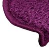 vidaXL Stair Mats 15 pcs 65x21x4 cm Violet Half Round Large