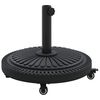 vidaXL Parasol Base Black Ø38-48 mm PE and concrete and iron