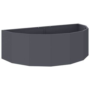 vidaXL Planter Anthracite 120 x 60 x 35 cm Steel