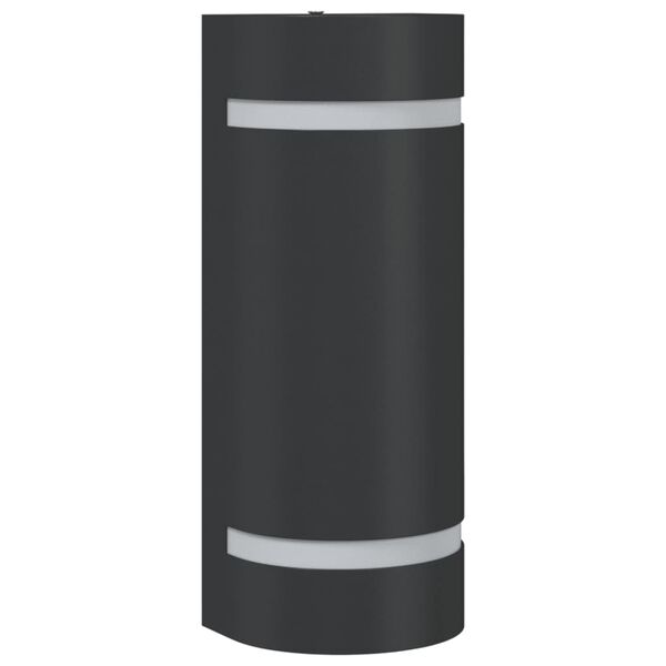 vidaXL Outdoor Wall Light Black Die-cast Aluminium