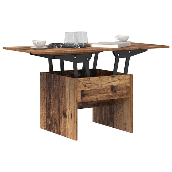 vidaXL Coffee Table Old Wood 55 x 54.5 x 45 cm Engineered wood