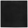 vidaXL Anti-Slip Faux Rabbit Fur Rug OLITE Black 120 x 120 cm