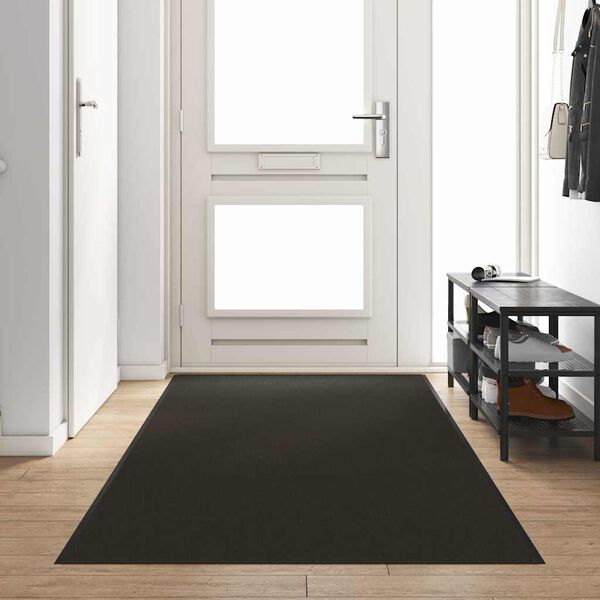 vidaXL Doormat Other Black 120 x 400 cm Polyamide and PVC