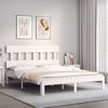 vidaXL Bed Frame without Mattress White 160x200 cm Solid Wood Pine