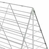 vidaXL Rabbit Cage Silver 100 x 100 x 210 cm Galvanised Steel