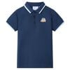 Kids' Polo Shirt Dark Blue 92