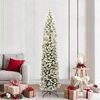 vidaXL Artificial Christmas Tree with 300 LEDs with Stand Green 210 cm