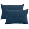vidaXL Cushion Cover 2 pcs ALMELO Navy Blue 30 x 50 cm Corduroy