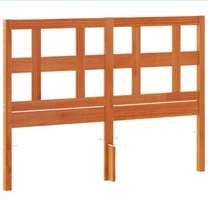 vidaXL Headboard Wax Brown 135 cm Solid Wood Pine