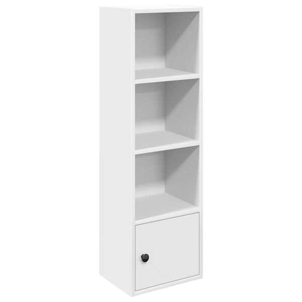 vidaXL Bookcase White 31x24x102 cm Engineered Wood