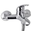 vidaXL Bath Shower Mixer Tap Kit Chrome