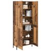 vidaXL Highboard Old Wood 69.5 x 34 x 180 cm Engineered Wood
