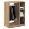 vidaXL Wardrobe with Shelf with Storage Artisan Oak 77 x 48 x 102 cm