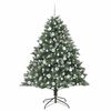vidaXL Artificial Christmas Tree with 300 LEDs with Stand Green 180 cm