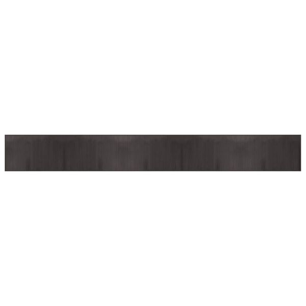 vidaXL Rug Rectangular Dark Brown60x500 cm Bamboo