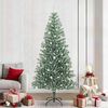 vidaXL Artificial Christmas Tree Snow Flocked with LED Light 240 cm
