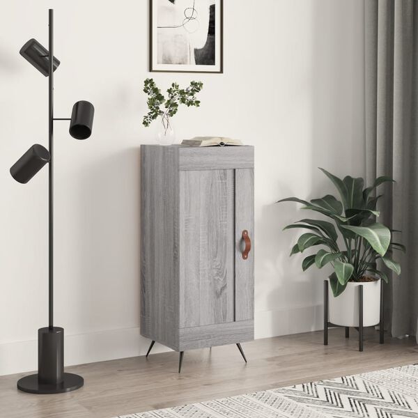 vidaXL Sideboard Grey Sonoma 34.5x34x90 cm Engineered Wood