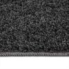 vidaXL Anti-slip Shaggy Rug Dark grey 160 x 160 cm PP