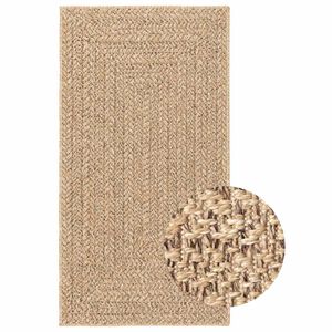 vidaXL Rug ZIZUR 80x150 cm Jute Look Indoor and Outdoor